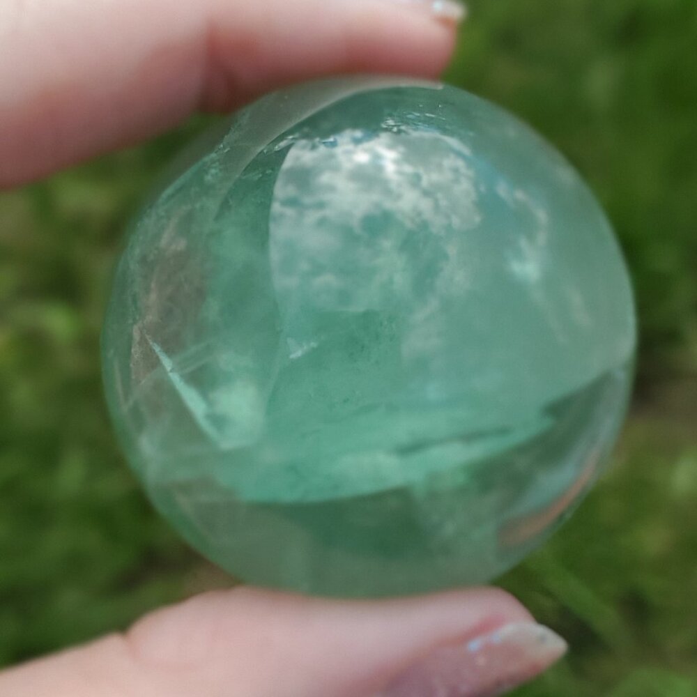 Fluorite Sphere (F320) - Picture 5 of 6